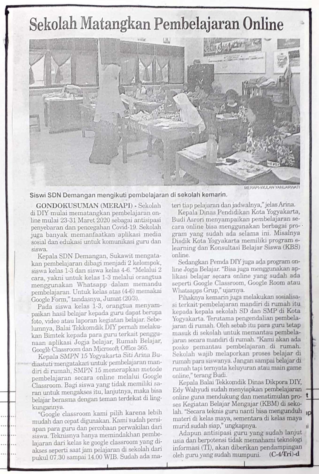Kliping jogja terbaru