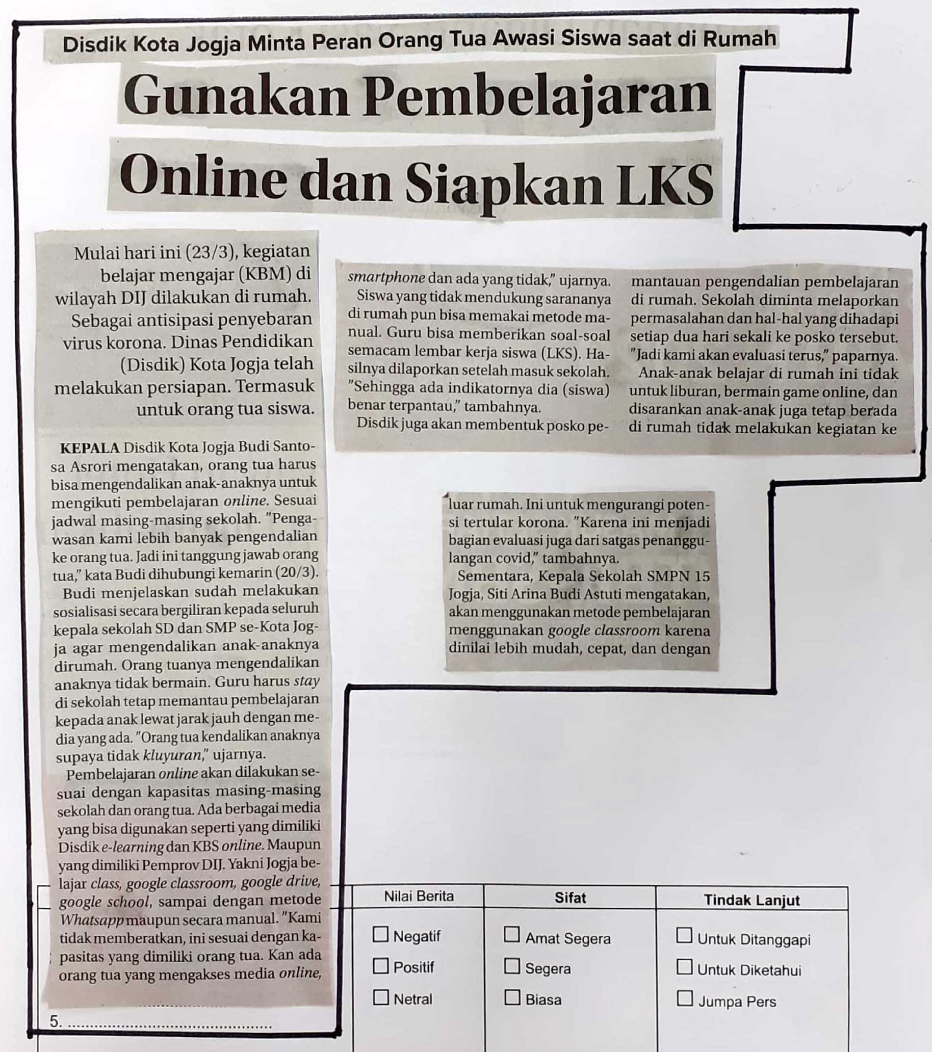 Kliping jogja terbaru