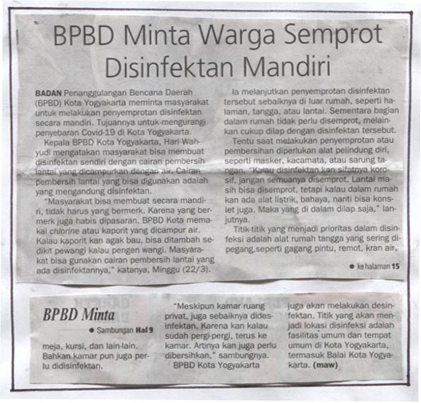 Kliping jogja terbaru