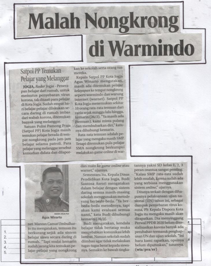Kliping jogja terbaru