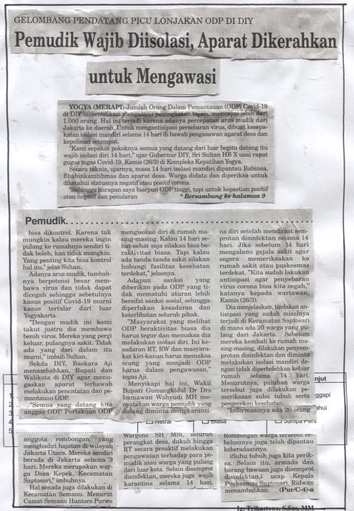 Kliping jogja terbaru