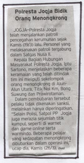 Kliping jogja terbaru