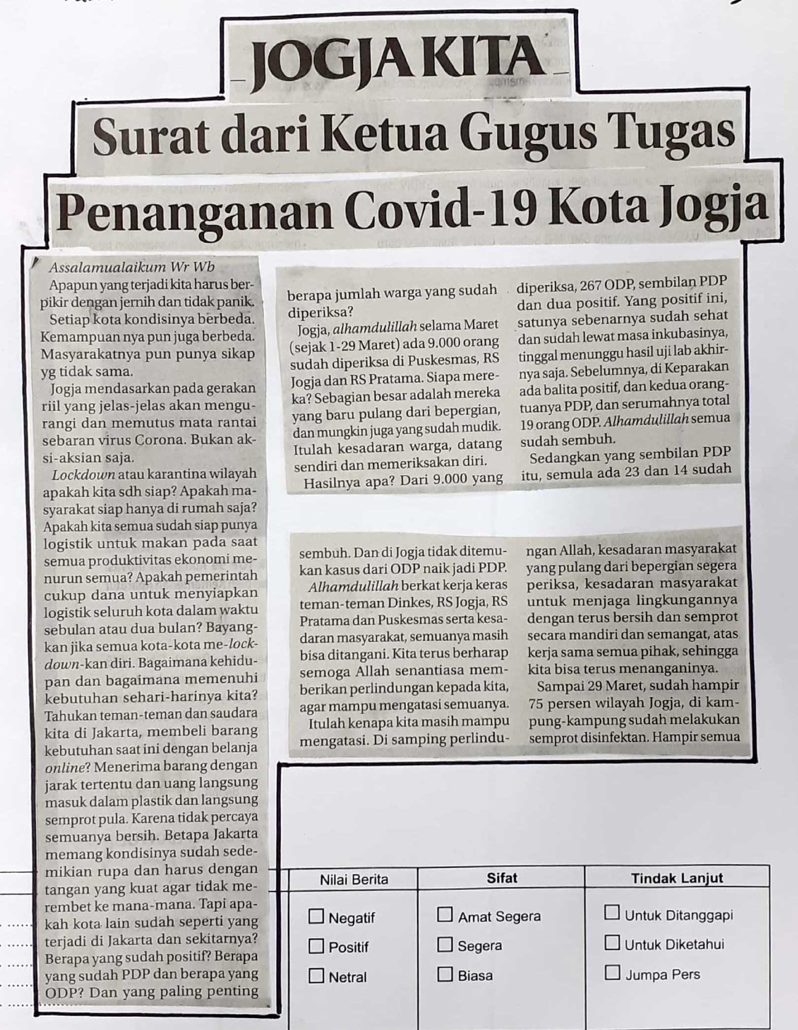 Kliping jogja terbaru