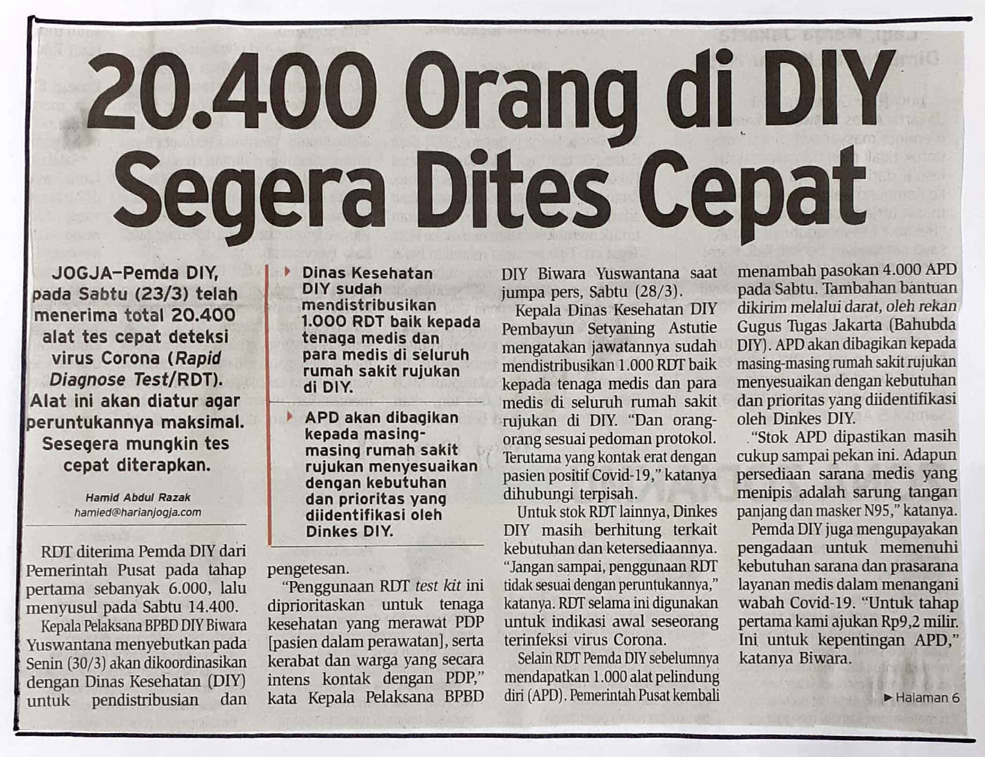 Kliping jogja terbaru