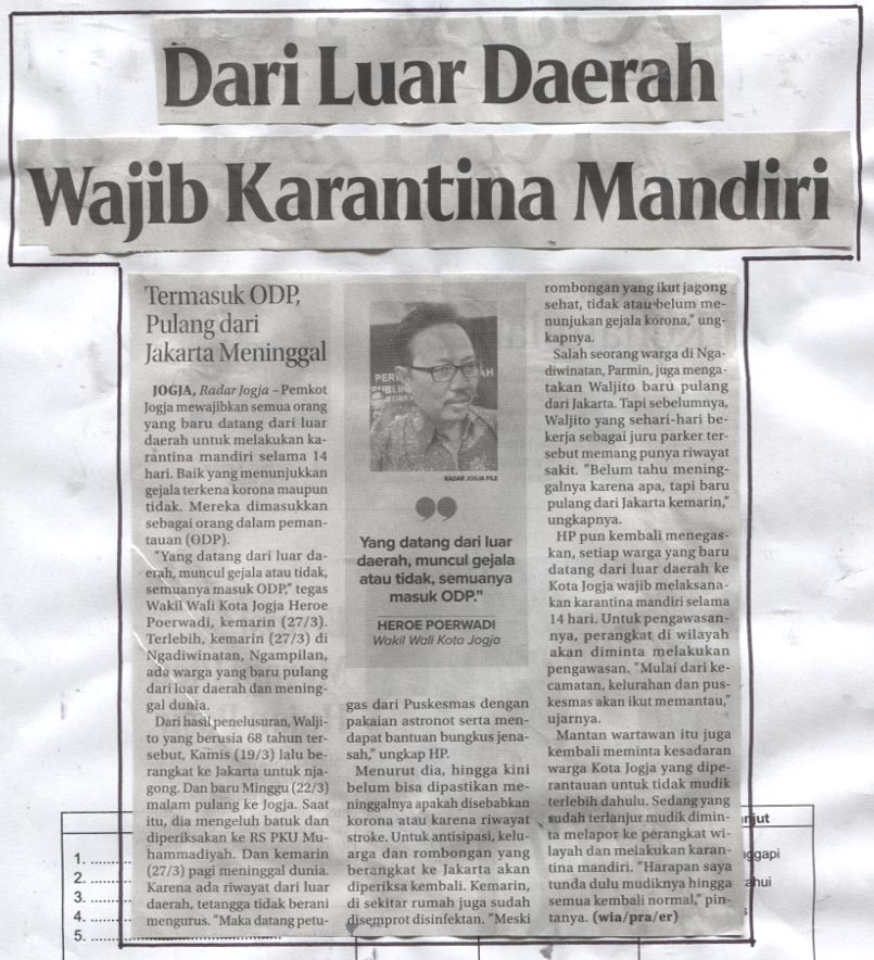 Kliping jogja terbaru