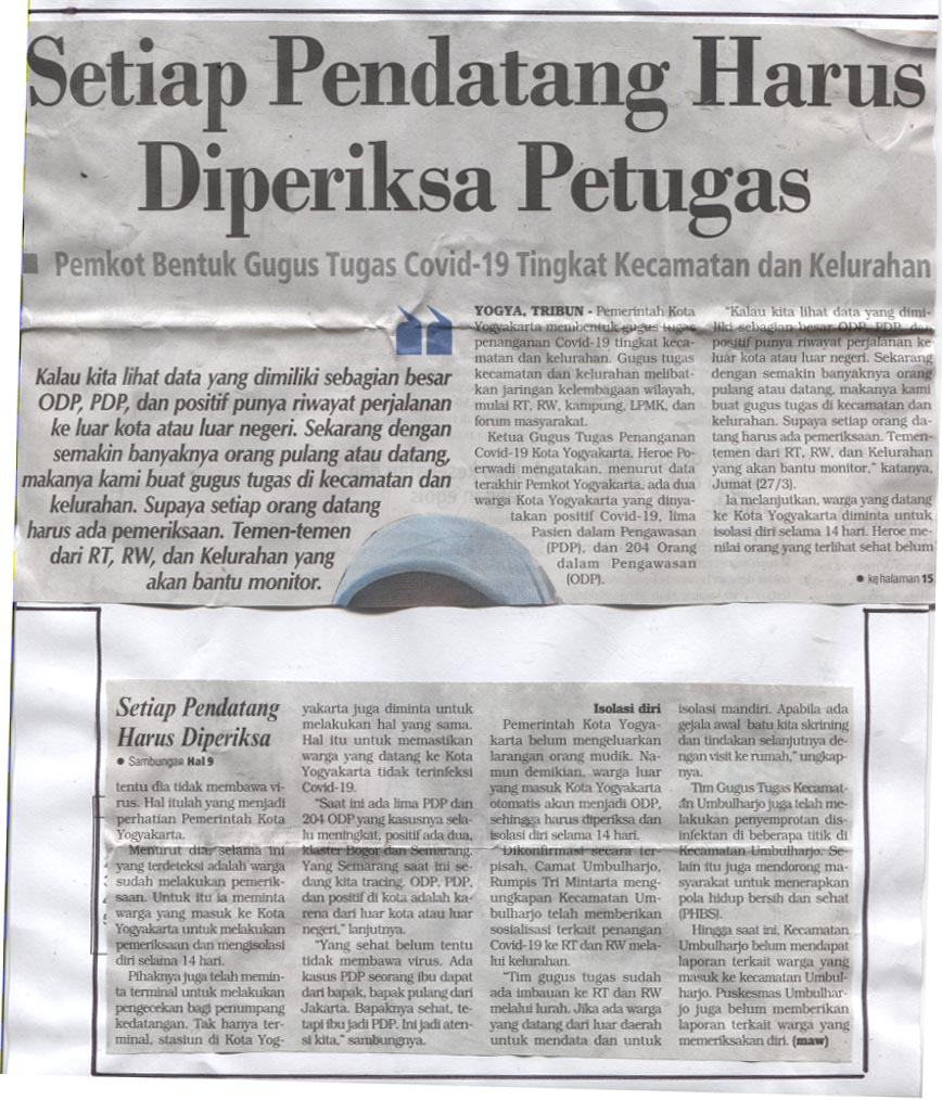 Kliping jogja terbaru