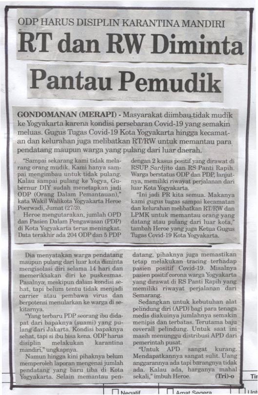 Kliping jogja terbaru