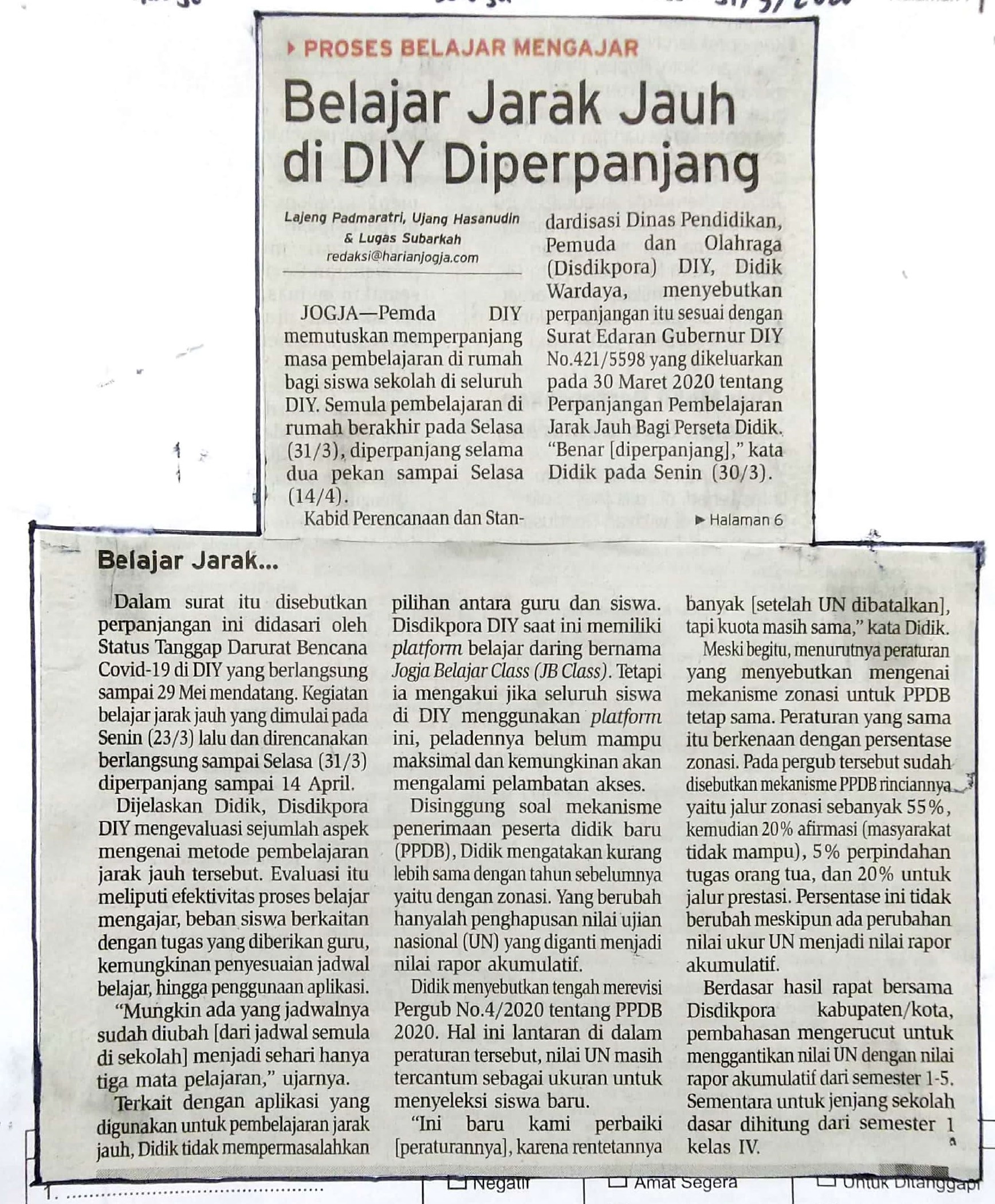 Kliping jogja terbaru