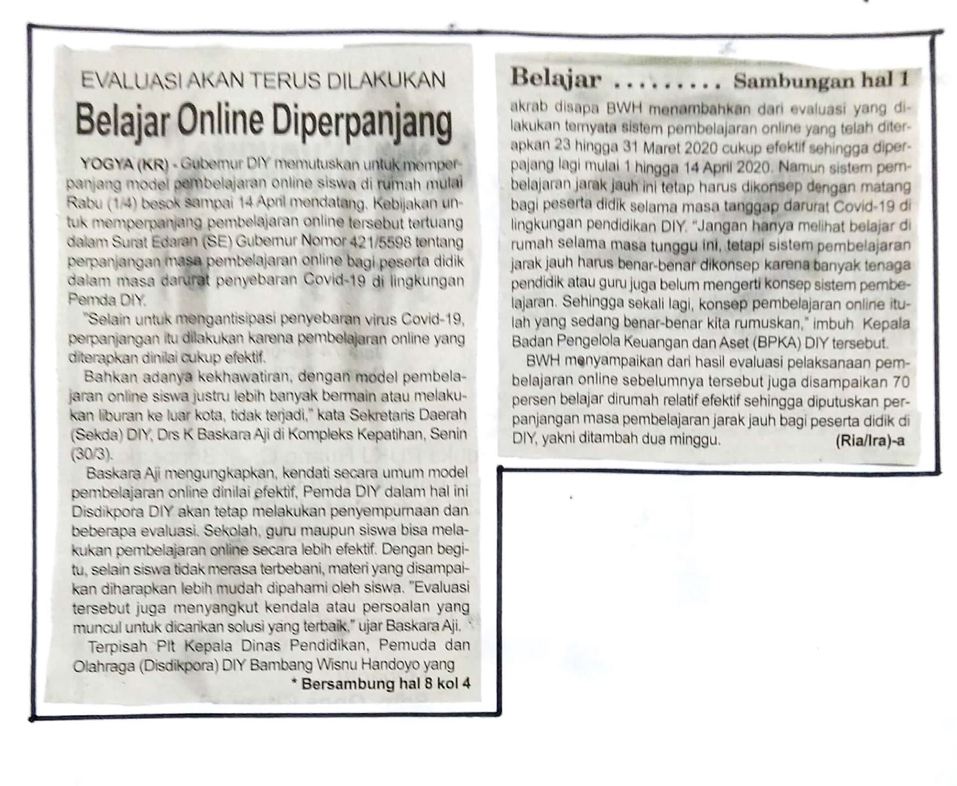 Kliping jogja terbaru