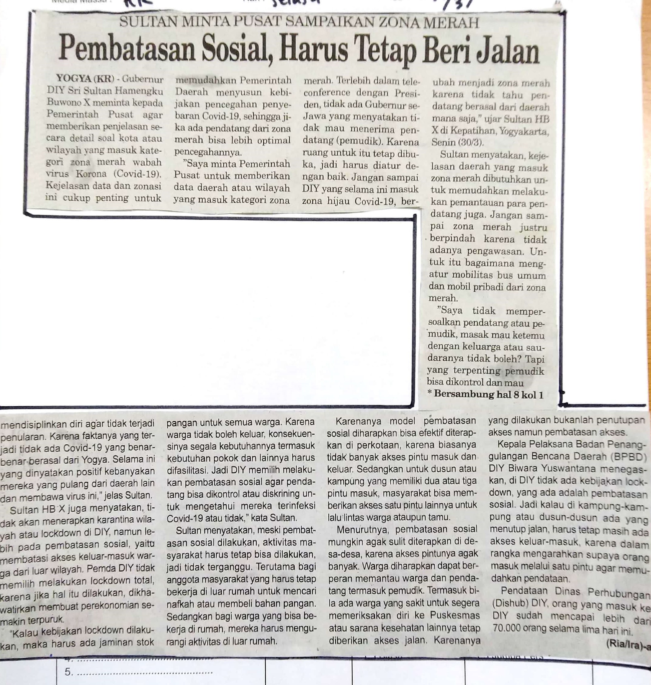 Kliping jogja terbaru