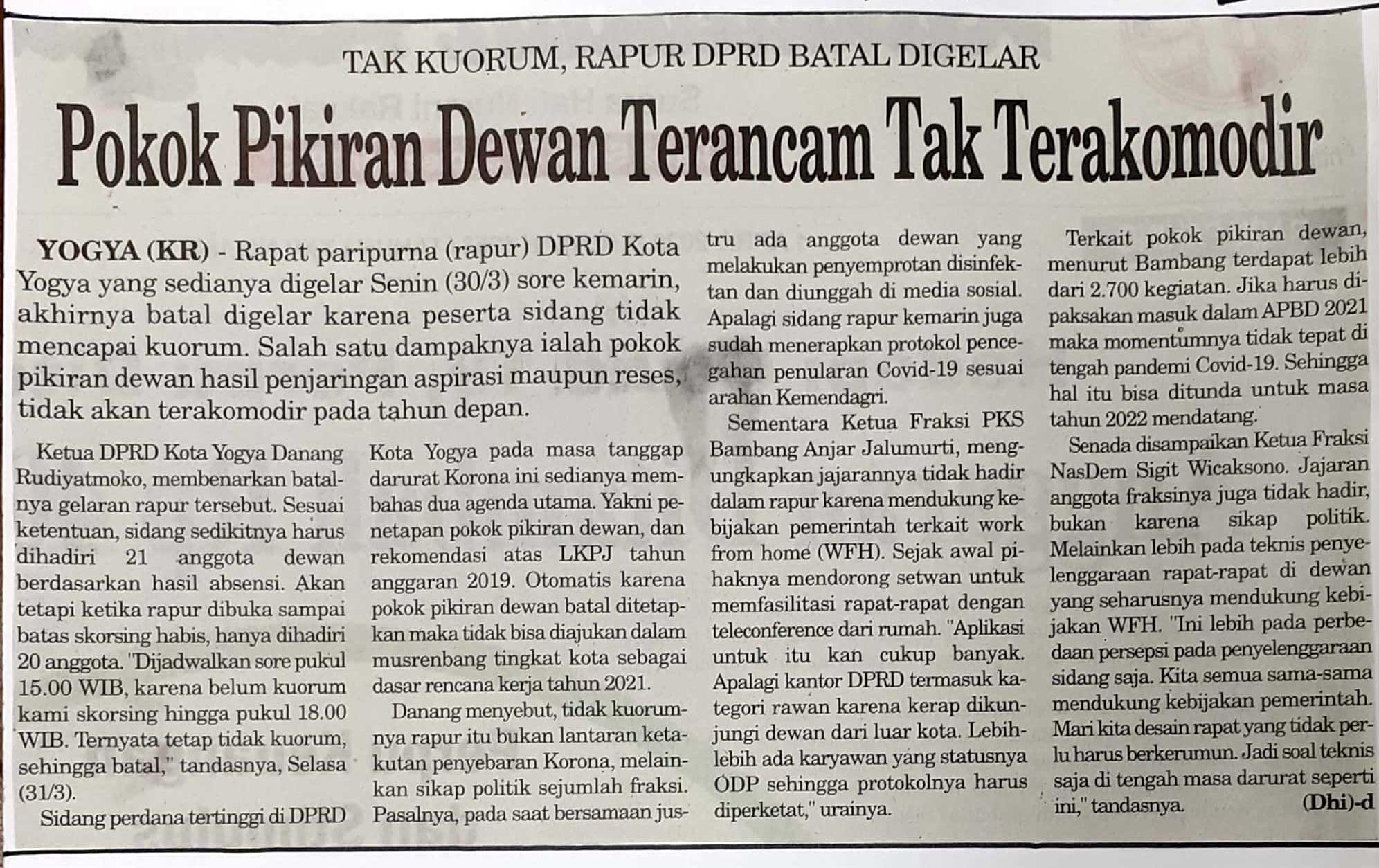 Kliping jogja terbaru