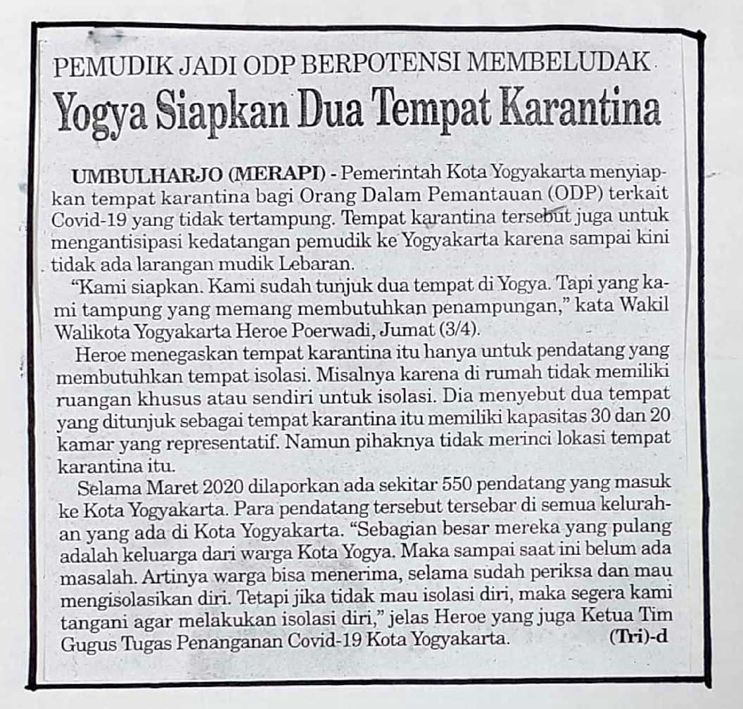 Kliping jogja terbaru
