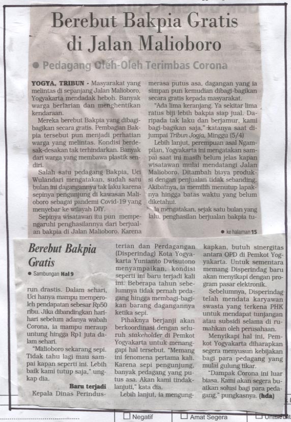 Kliping jogja terbaru