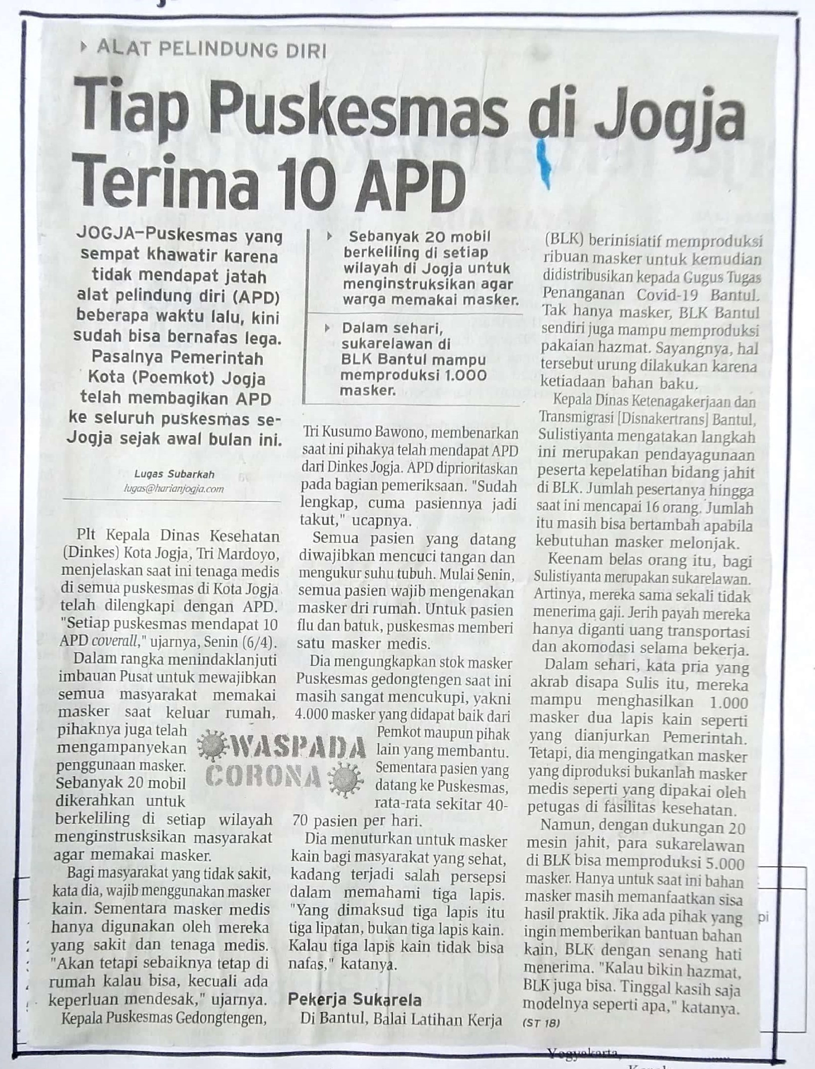 Kliping jogja terbaru