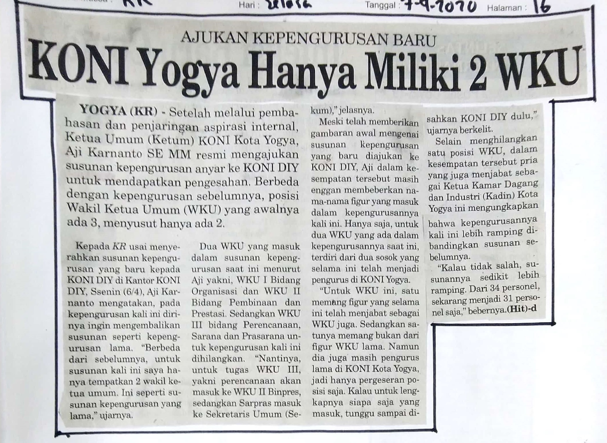 Kliping jogja terbaru