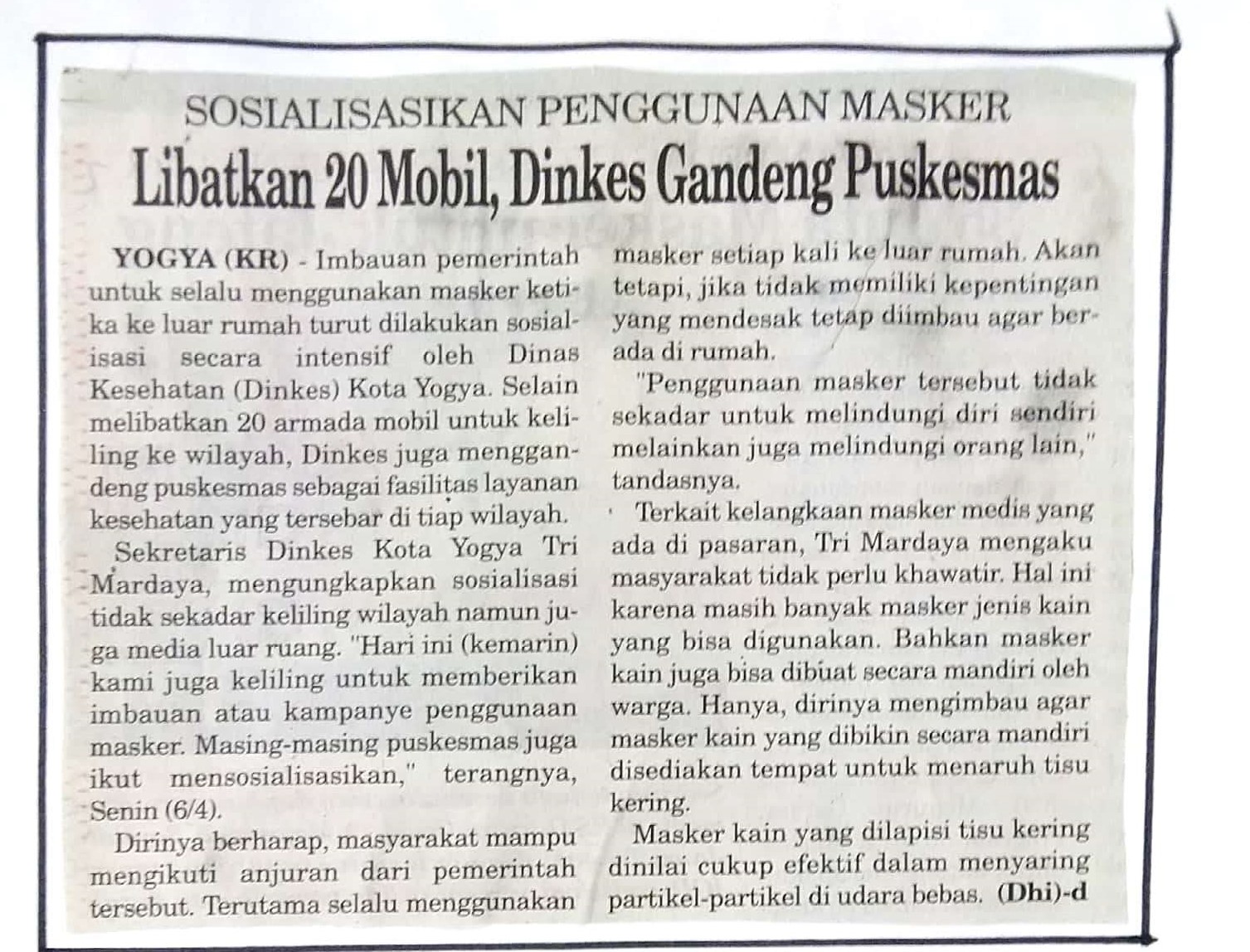 Kliping jogja terbaru
