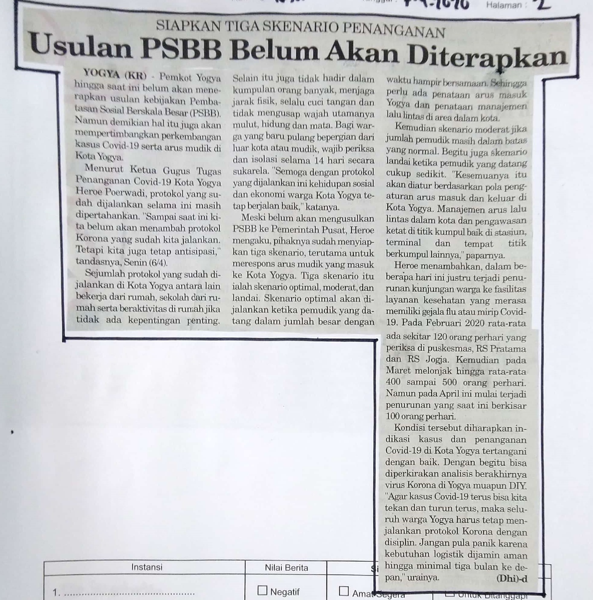 Kliping jogja terbaru