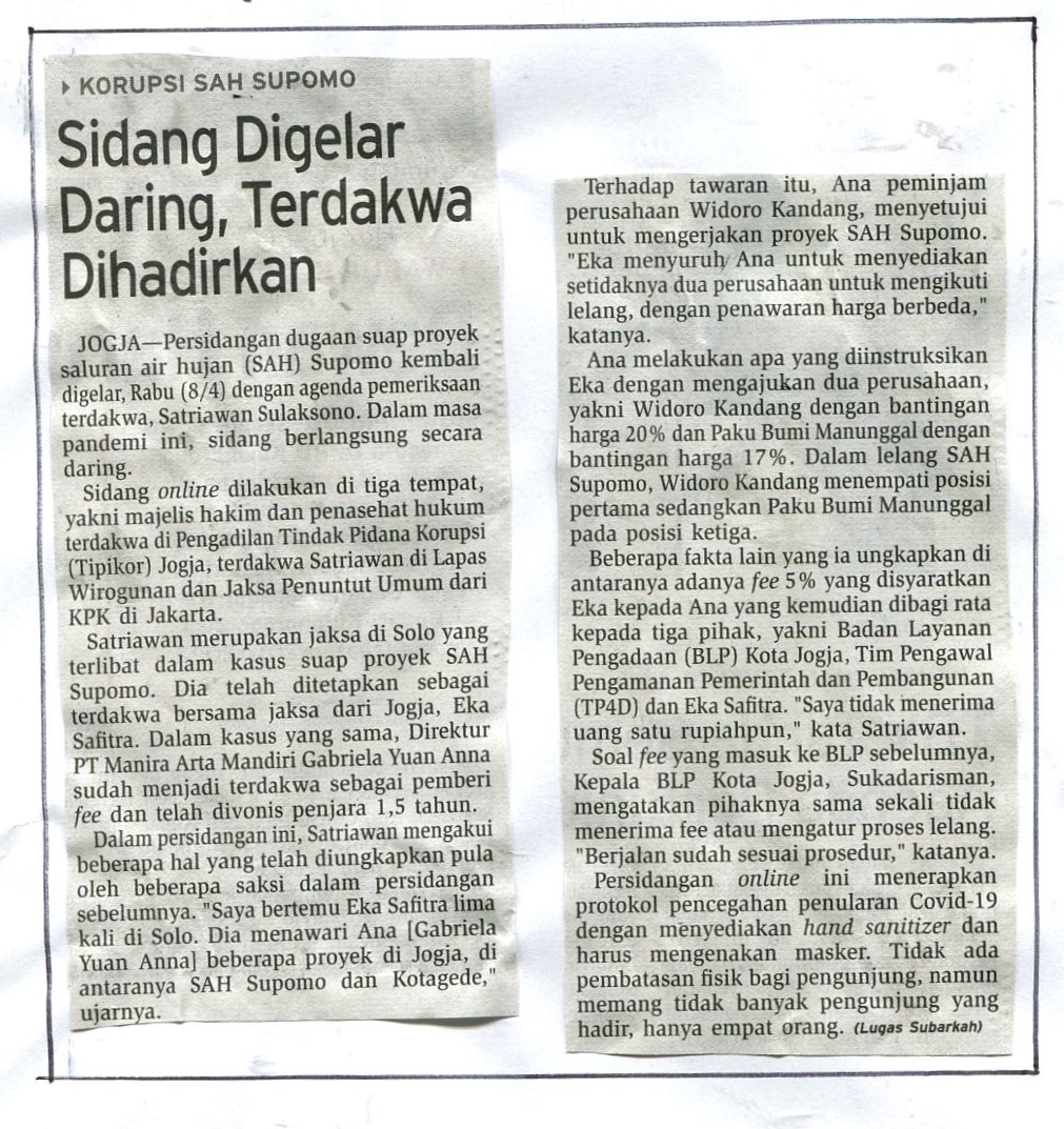 Kliping jogja terbaru