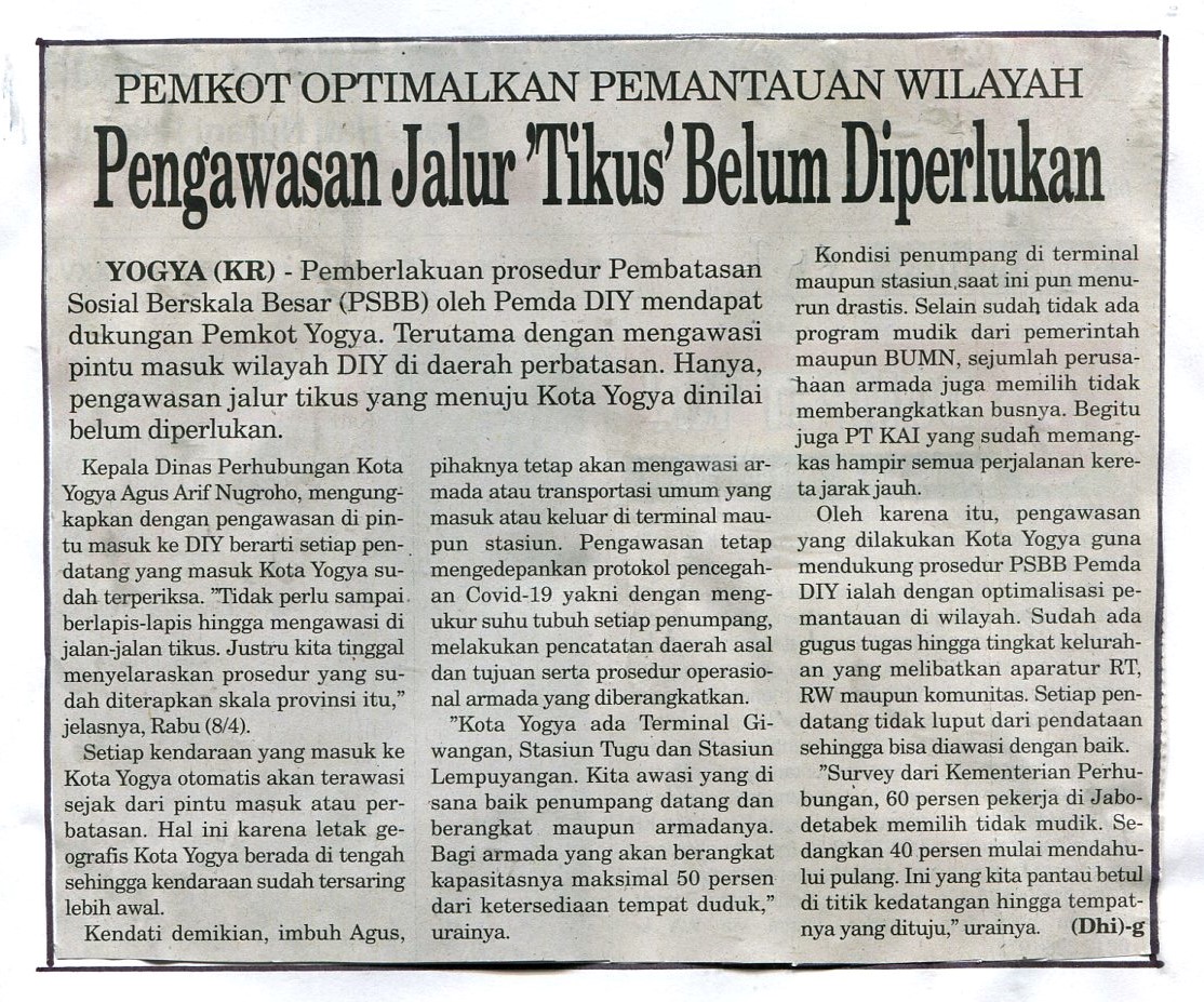 Kliping jogja terbaru