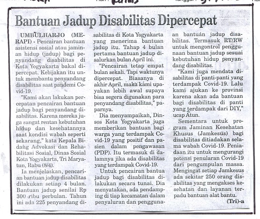 Kliping jogja terbaru