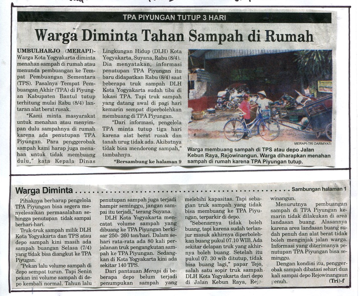 Kliping jogja terbaru