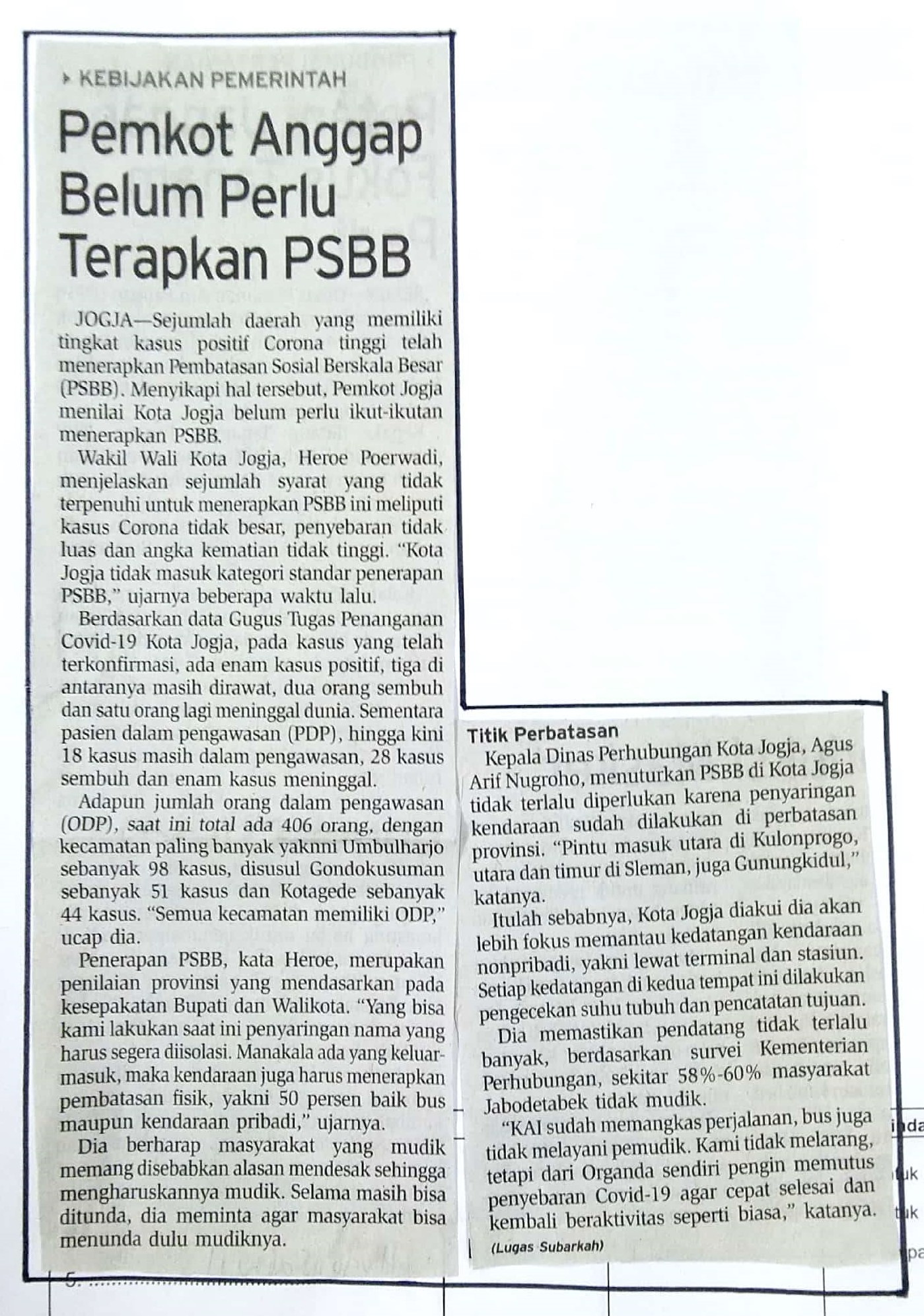 Kliping jogja terbaru
