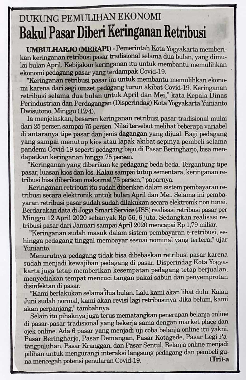 Kliping jogja terbaru