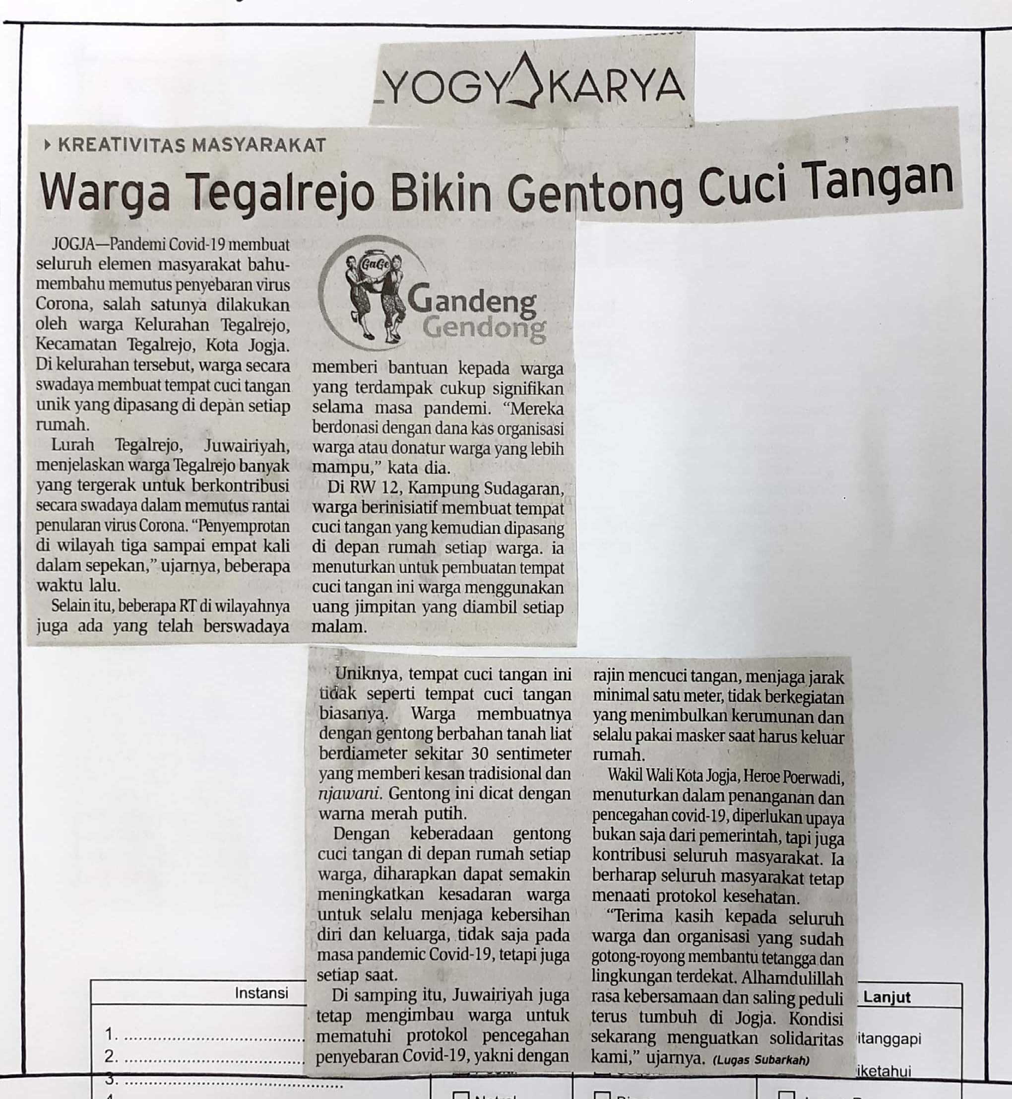 Kliping jogja terbaru