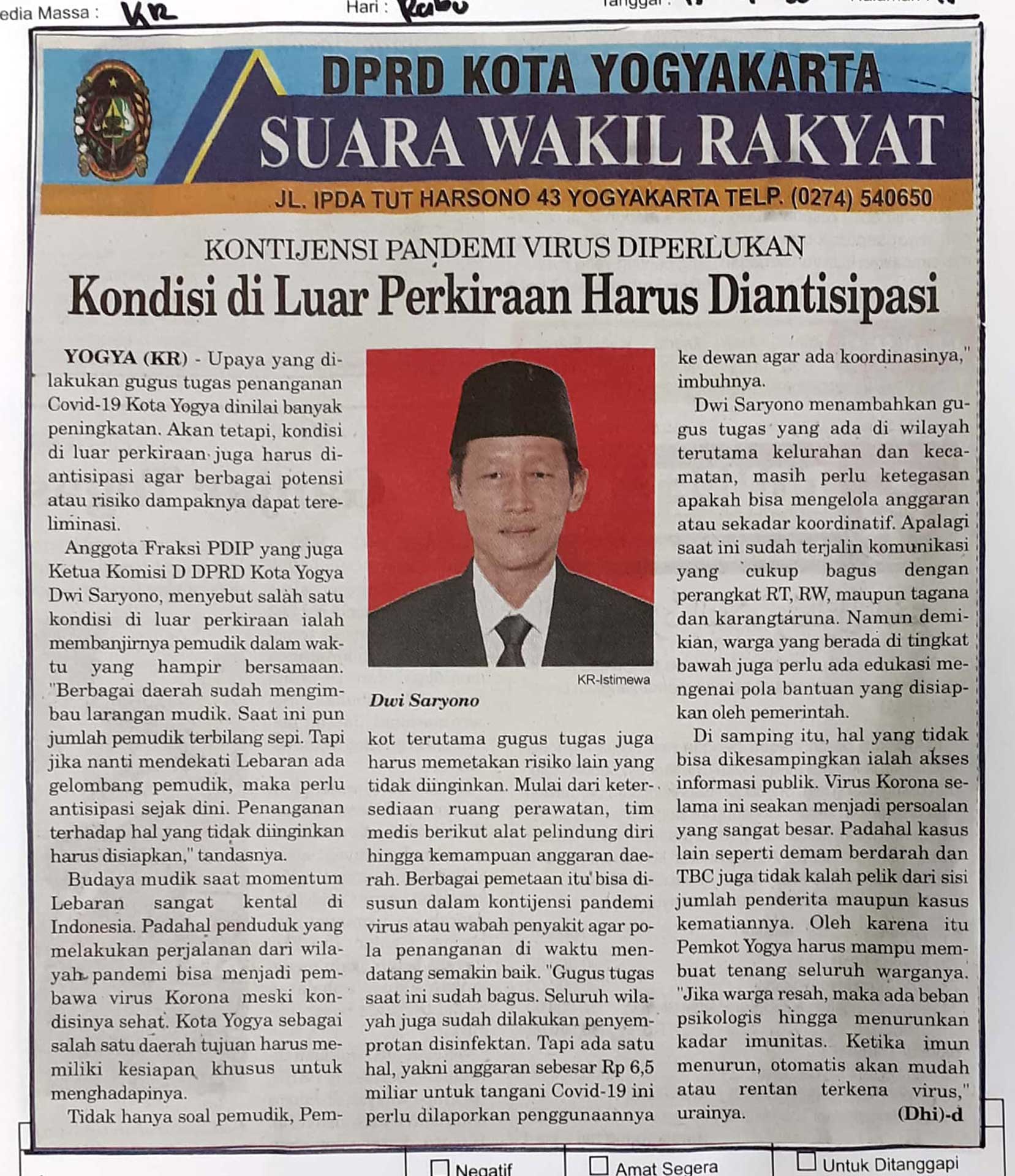 Kliping jogja terbaru