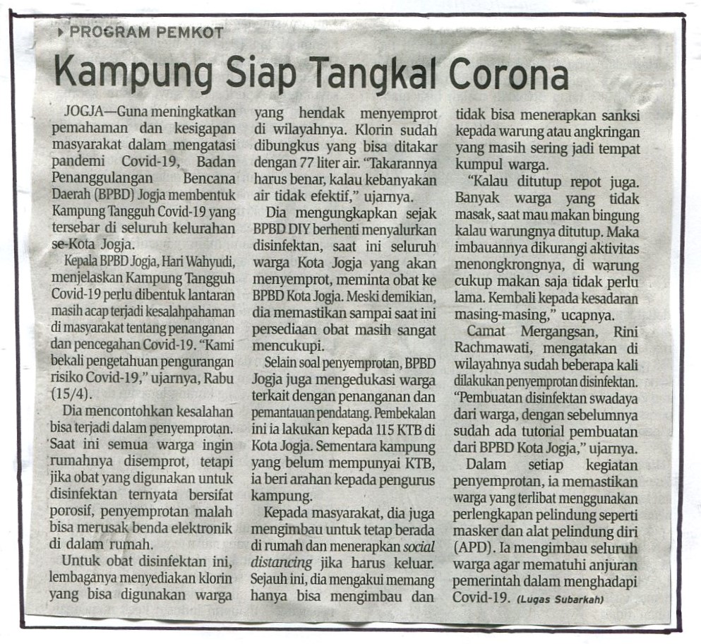 Kliping jogja terbaru