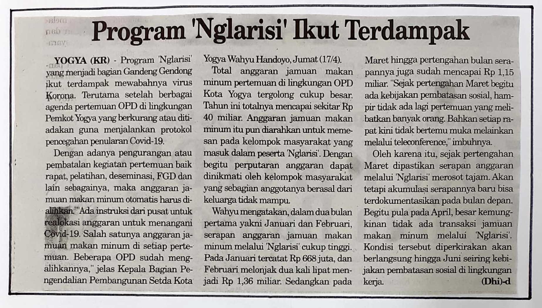 Kliping jogja terbaru