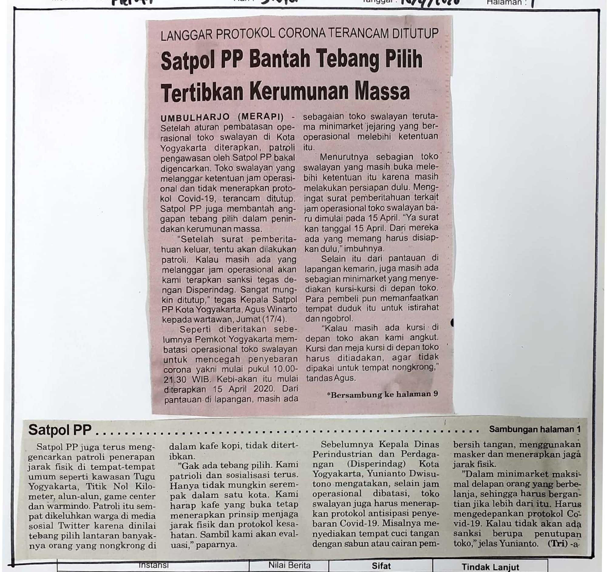 Kliping jogja terbaru