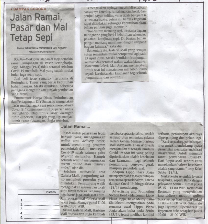 Kliping jogja terbaru