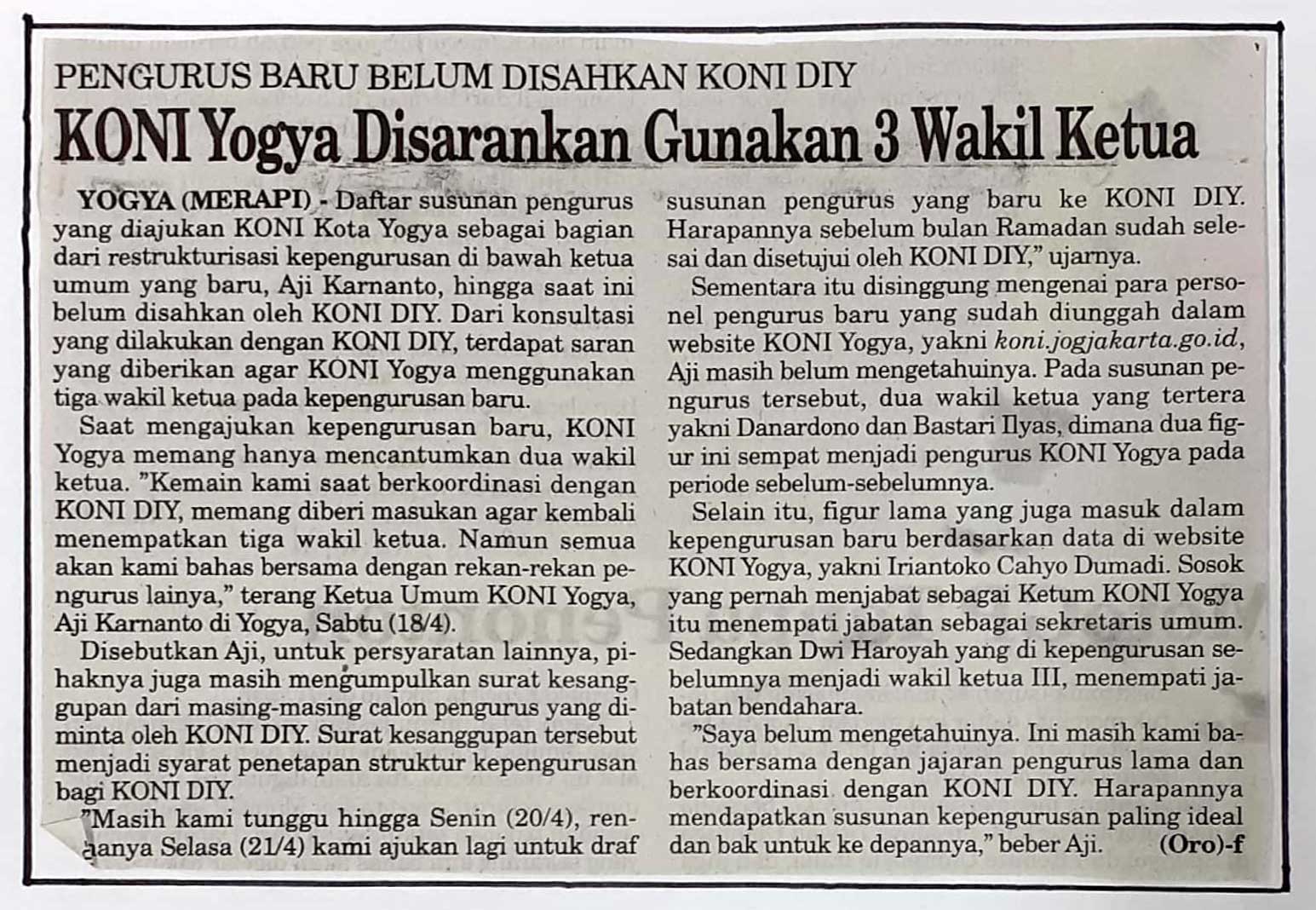 Kliping jogja terbaru