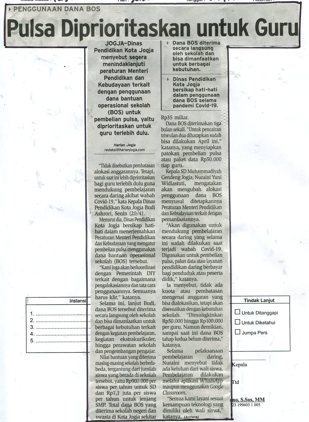 Kliping jogja terbaru
