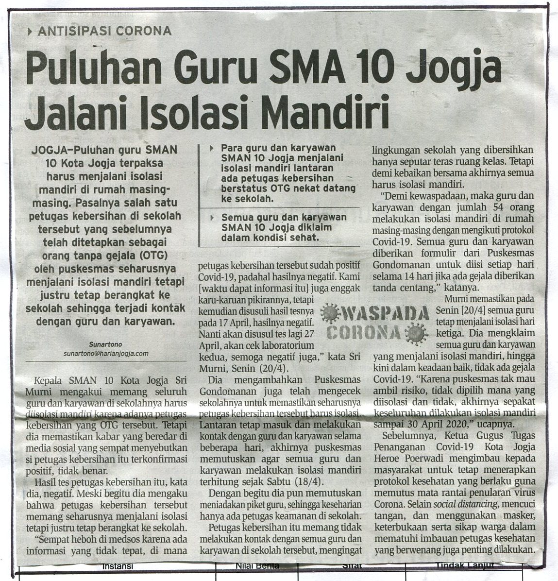 Kliping jogja terbaru