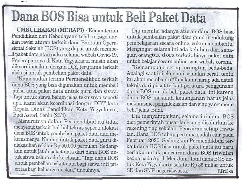 Kliping jogja terbaru