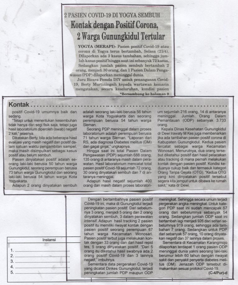 Kliping jogja terbaru