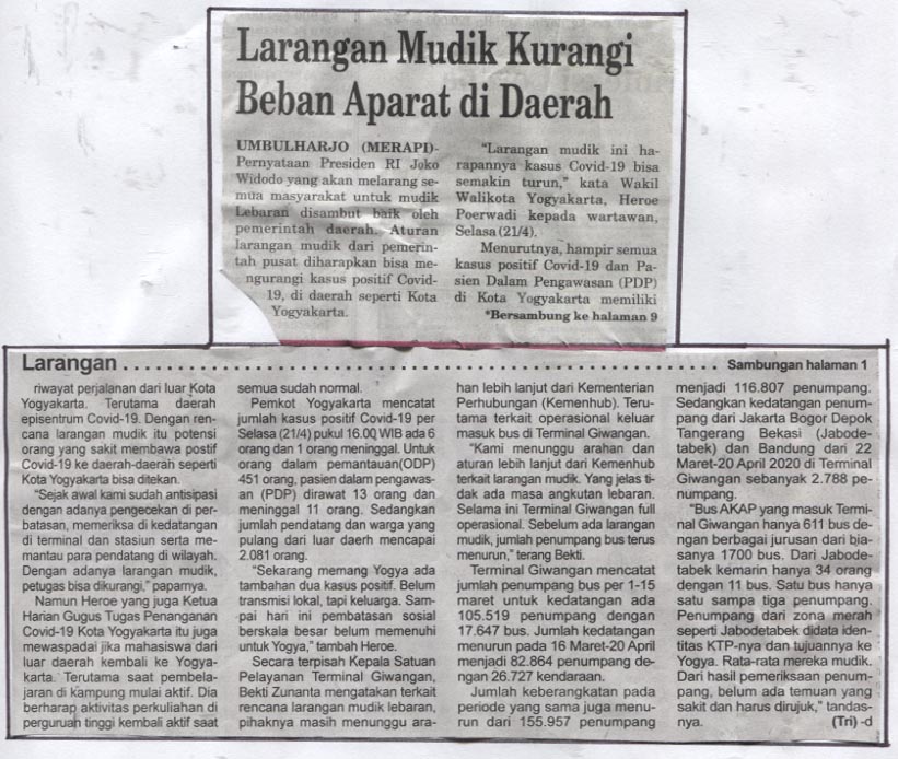 Kliping jogja terbaru