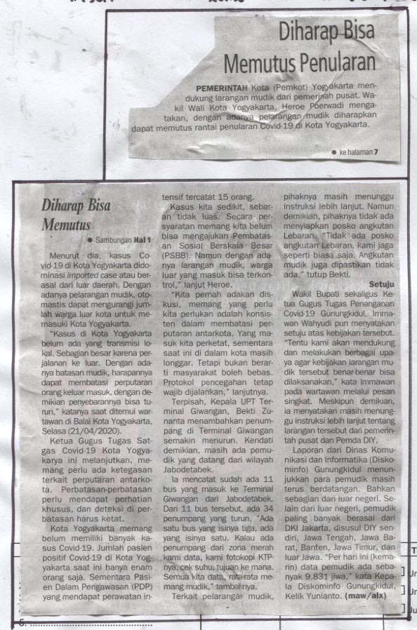 Kliping jogja terbaru