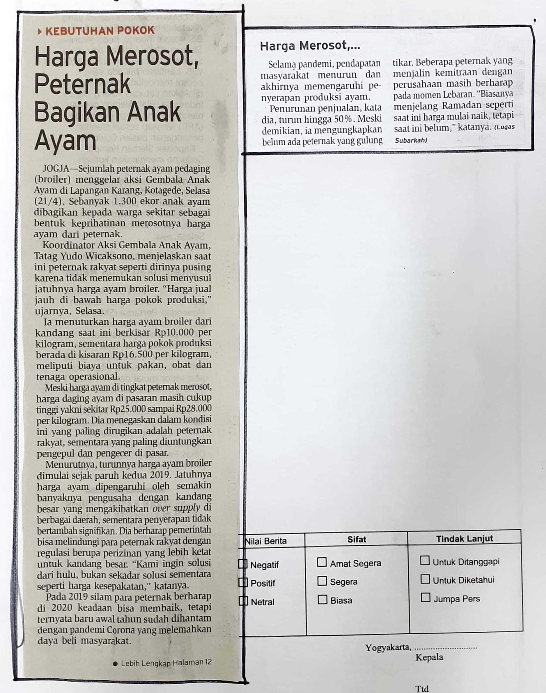 Kliping jogja terbaru
