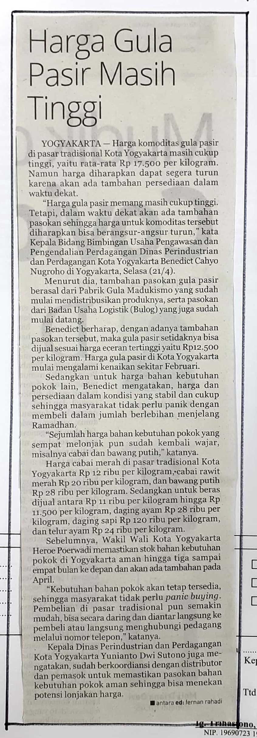 Kliping jogja terbaru