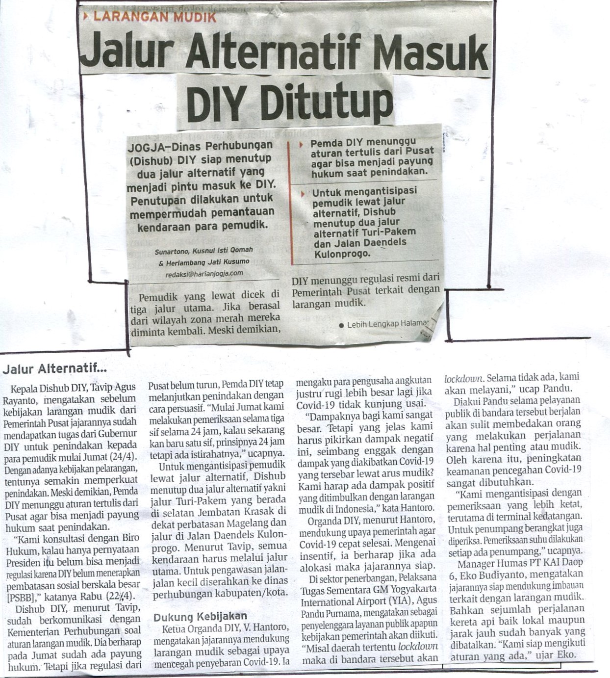 Kliping jogja terbaru
