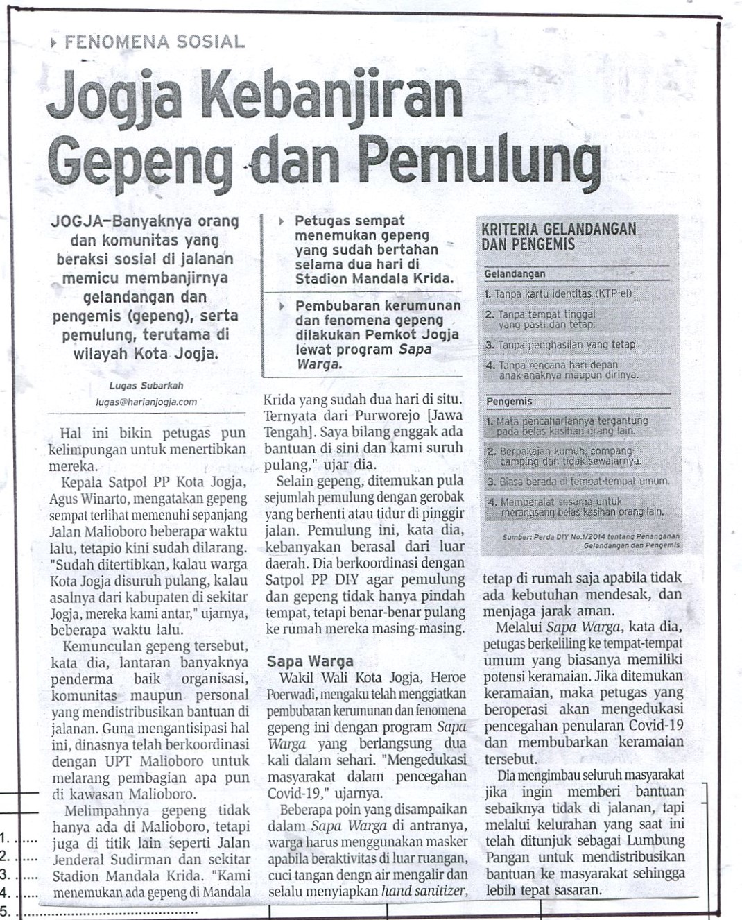Kliping jogja terbaru