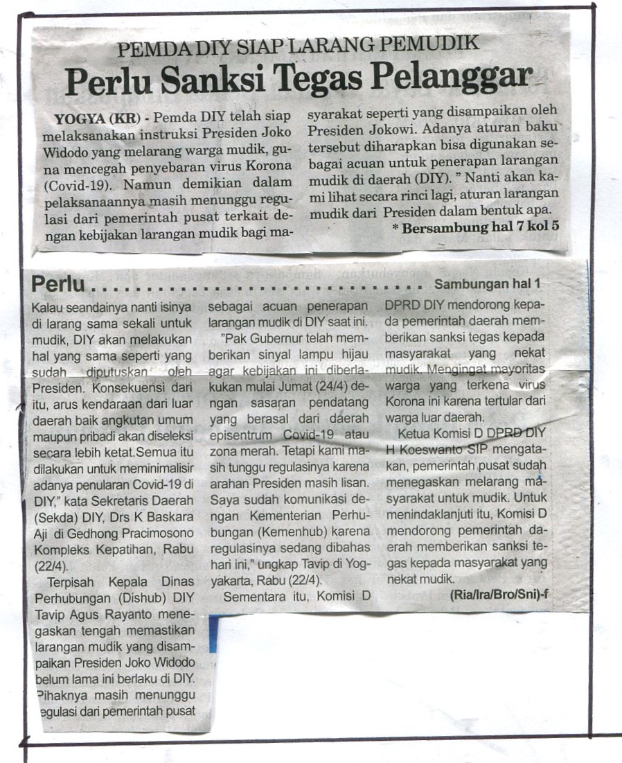 Kliping jogja terbaru