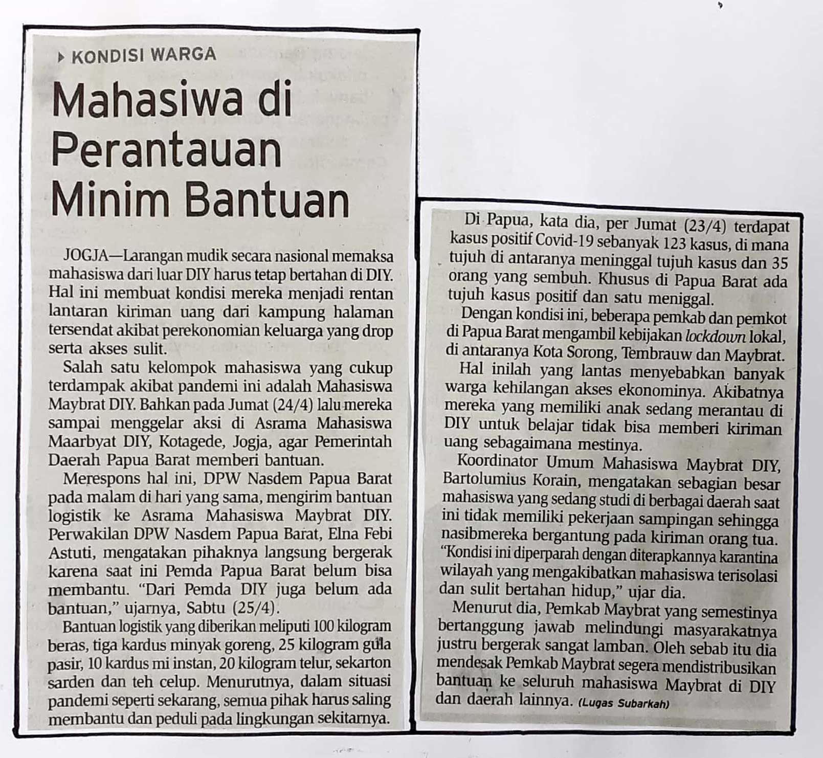 Kliping jogja terbaru