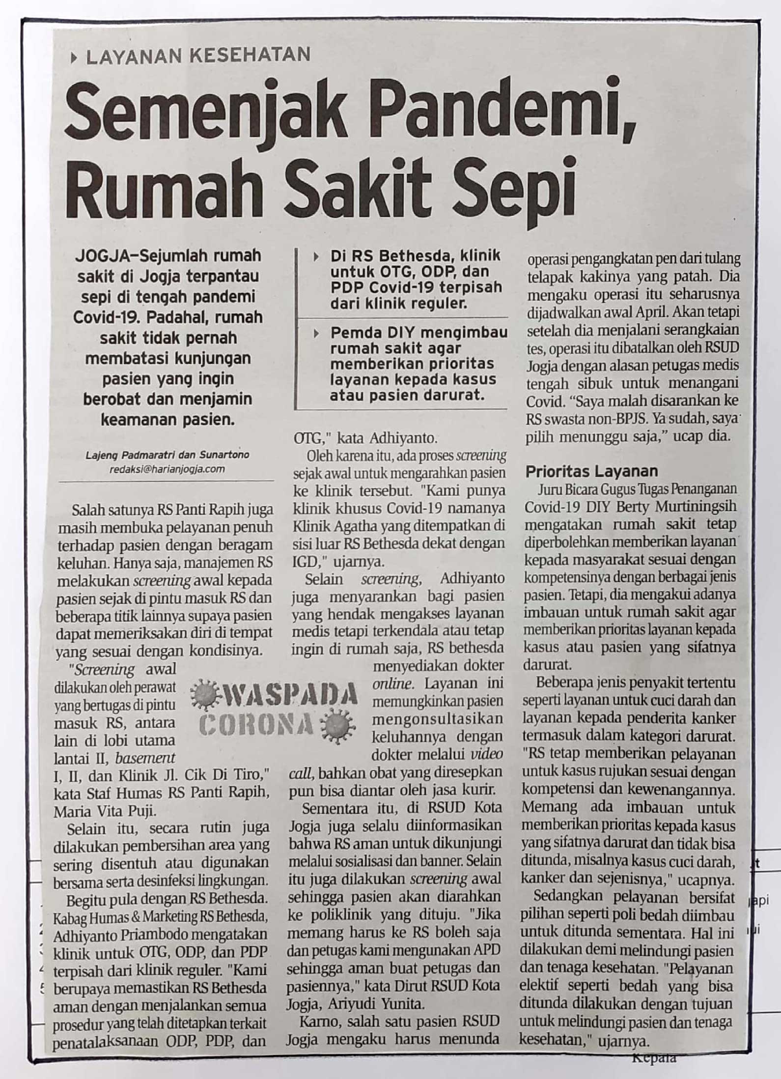 Kliping jogja terbaru