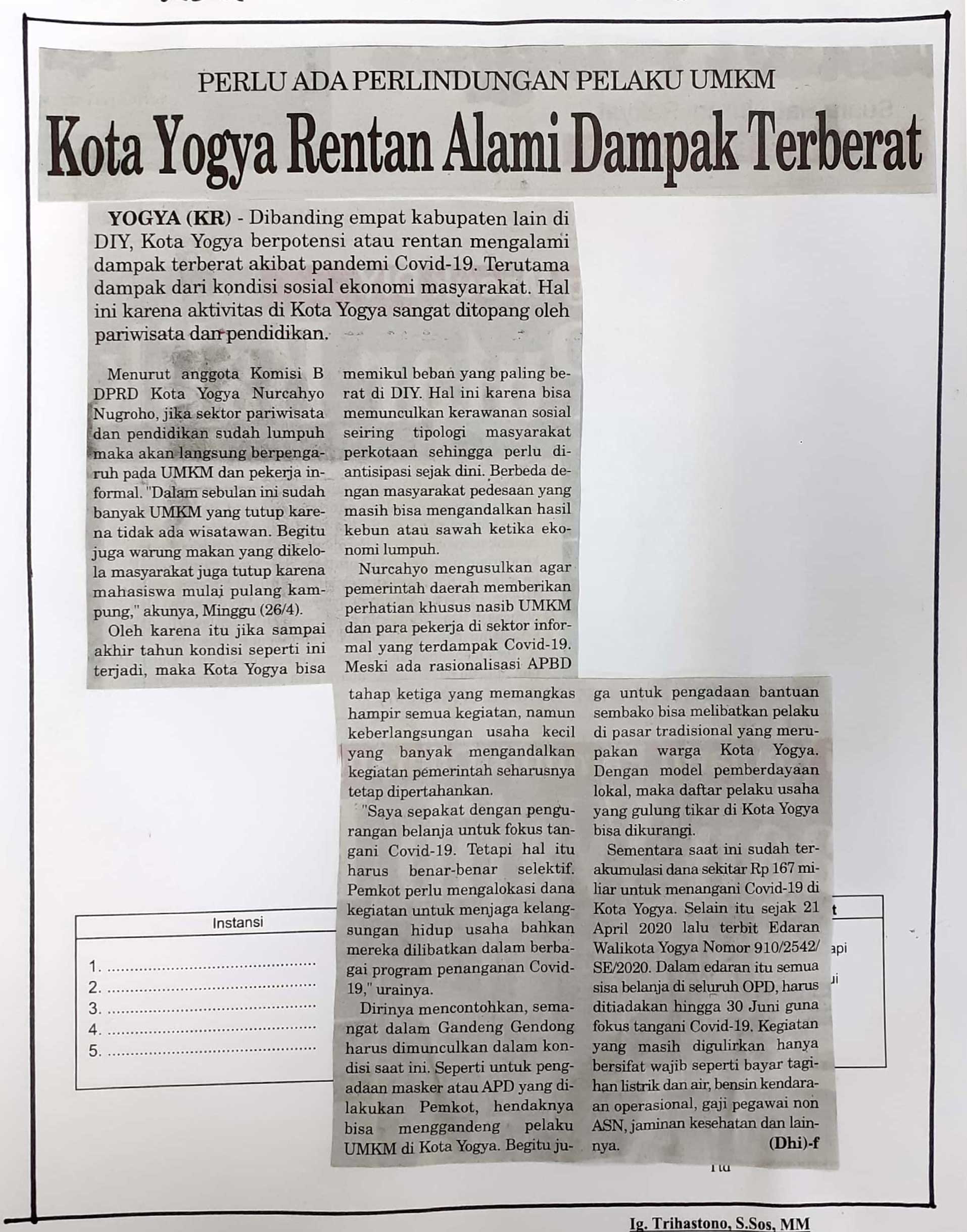 Kliping jogja terbaru