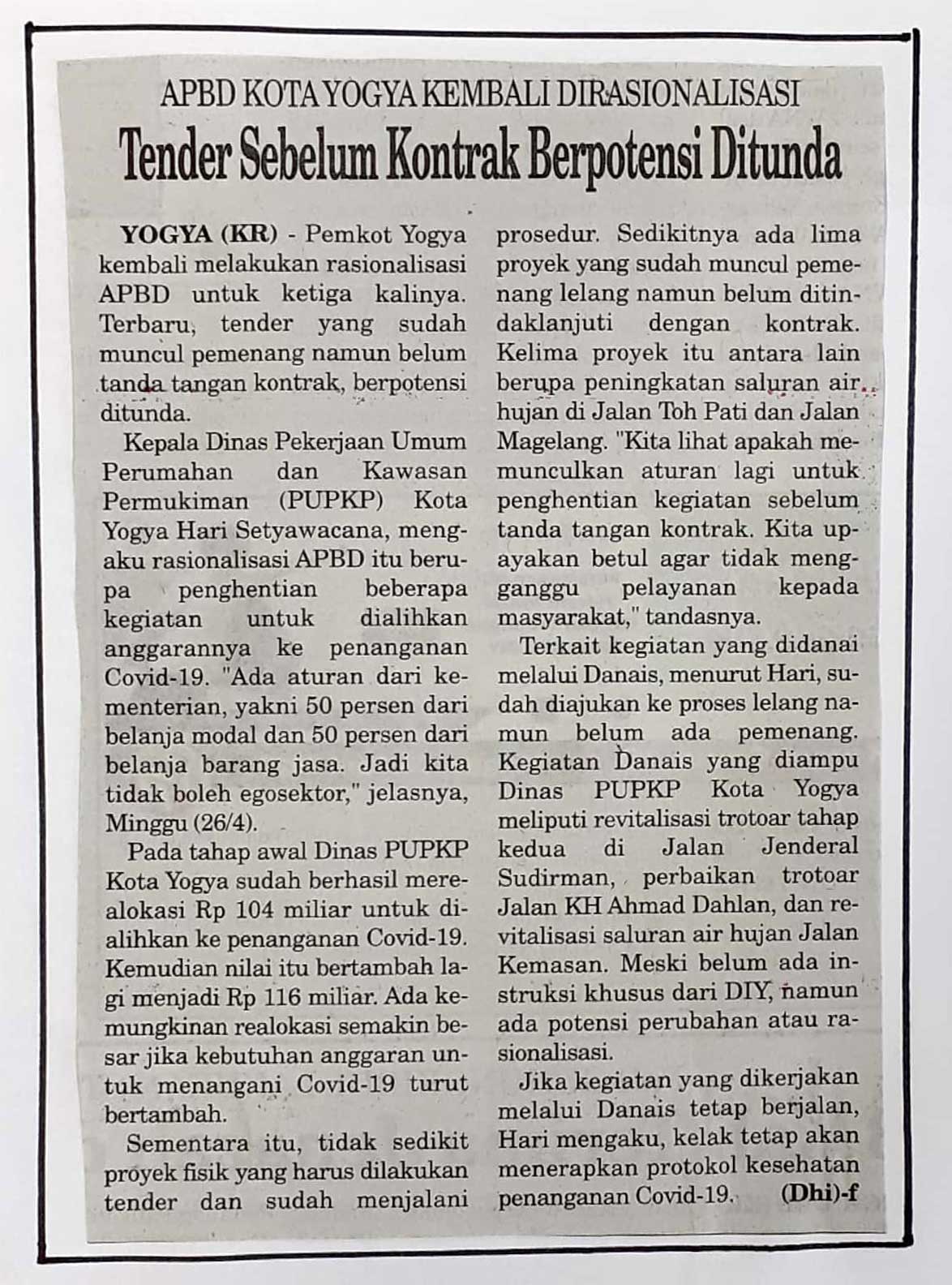 Kliping jogja terbaru