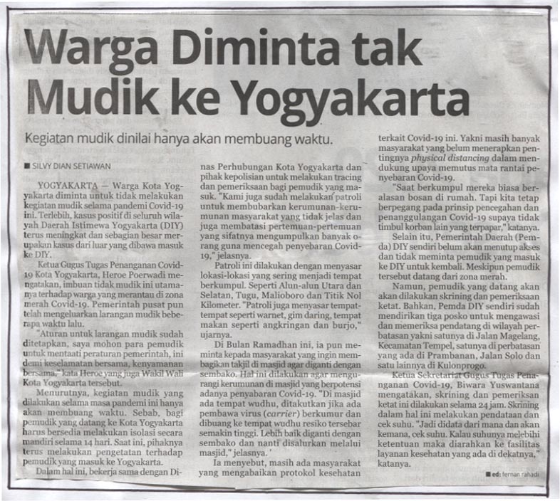 Kliping jogja terbaru